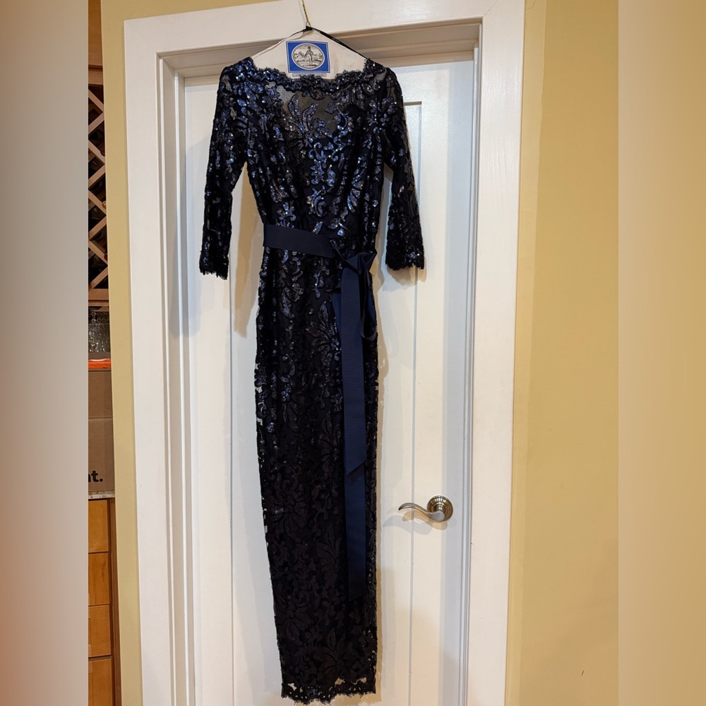 Tadashi Shoji Navy Formal Dress